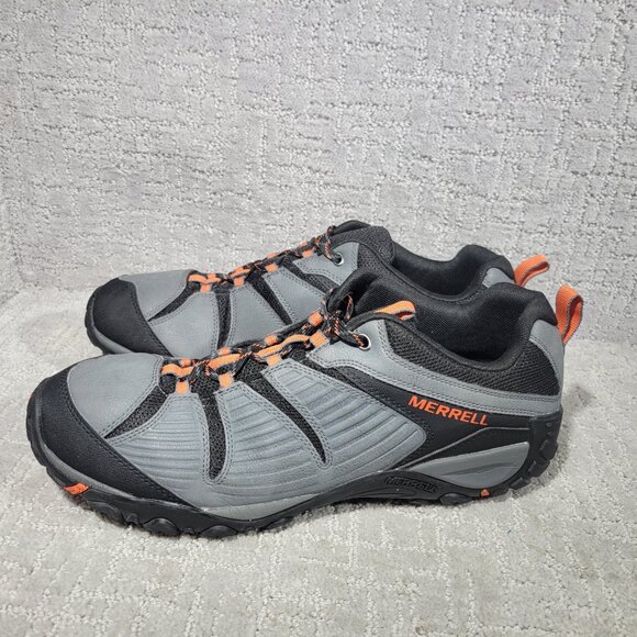 Merrell Kangri WP Trekkinn Mens Size US 15 Gray Waterproof Slip On Hiking Shoes - Picture 1 of 11